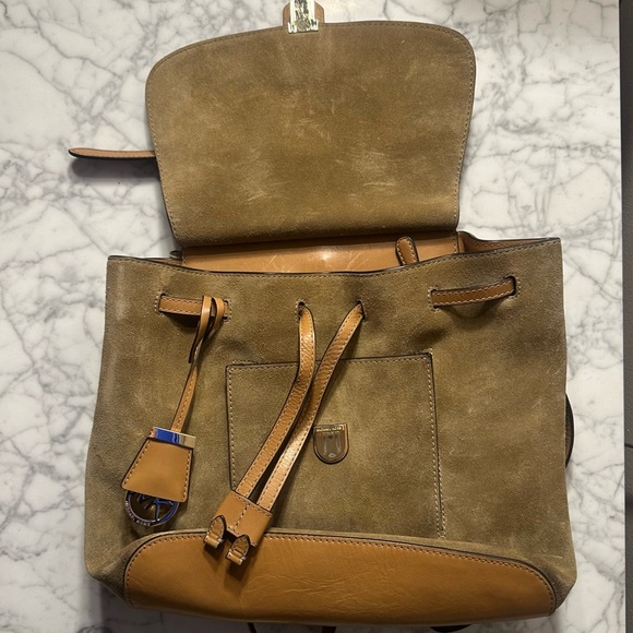 Michael Kors Small Suede Romy Backpack - Picture 3 of 8